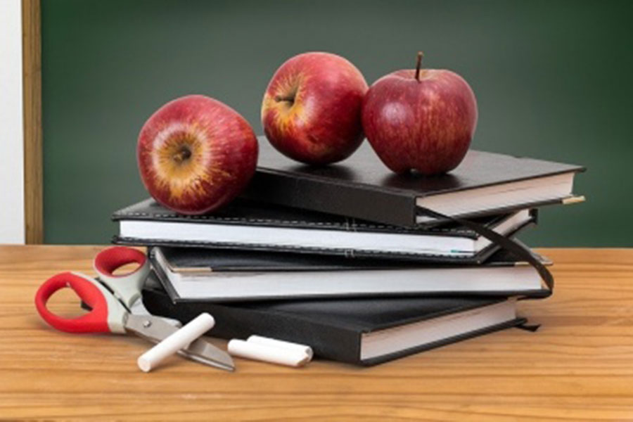 apples and books